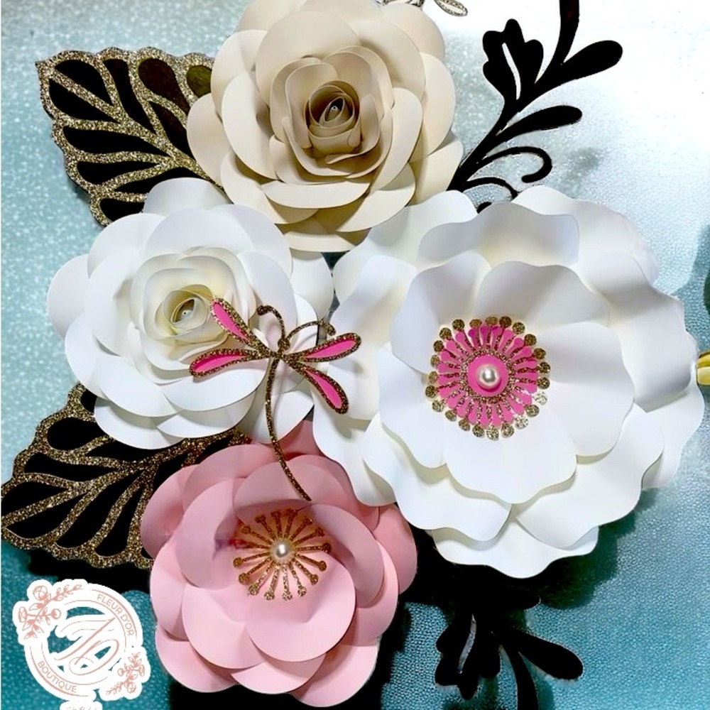 Gray Flower Decor